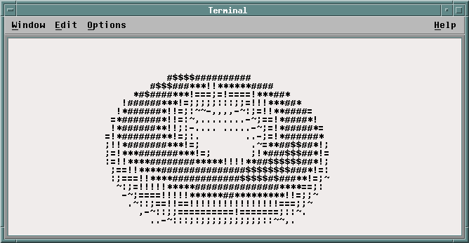 Donut in FORTRAN 77