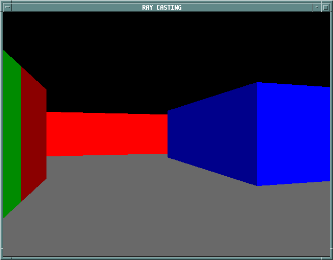 ray casting in FORTRAN 77